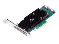 Broadcom MegaRAID 9560-16i - Tallennuslaitteen ohjain (RAID) - 16 Kanava - SATA 6Gb/s / SAS 12Gb/s / PCIe 4.0 (NVMe) - RAID RAID 0, 1, 5, 6, 10, 50, JBOD, 60 - PCIe 4.0 x8 05-50077-00