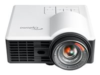 Optoma ML1050ST+ - DLP-projektori - RGB LED - 3D - 1000 lumenia - WXGA (1280 x 800) - 16:10 - 720p - lyhytheittoinen kiinteä objektiivi E1P2A2F6E1Z1