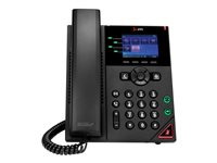 Poly VVX 250 - OBi Edition - VoIP -puhelin - 3-suuntainen puhelukyky - SIP, RTP, SRTP, SDP - 4 linjaa - musta 89K69AA#ABB