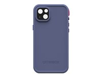 LifeProof FRE - Takakansi matkapuhelimelle - MagSafella - MagSafe-yhteensopiva - 50 % kierrätettyä muovia, 25 % valtameripohjaista kierrätysmuovia - violetti malleihin Apple iPhone 14 Plus 77-90195