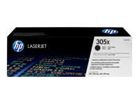 HP 305X - Tuottoisa - musta - alkuperäinen - LaserJet - väriainekasetti (CE410X) malleihin LaserJet Pro 300 M351, 400 M451, MFP M375, MFP M475 CE410X