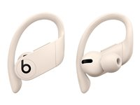 Beats Powerbeats Pro - Aidosti langattomat kuulokkeet mikrofonilla varustettu - korvansisäiset - kiinnitys korvan päälle - Bluetooth - melua vaimentava - kermanvaalea malleihin iPad/iPhone/iPod/TV/Watch MY5D2ZM/A