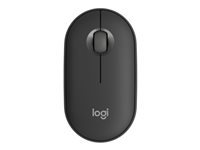 Logitech Pebble Mouse 2 M350s - Hiiri - optinen - 3 painiketta - langaton - Bluetooth 5.2 LE - yksisävyinen grafiitinharmaa 910-007015