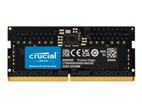 Crucial - DDR5 - moduuli - 8 Gt - 262-nastainen SO-DIMM - 4800 MHz / PC5-38400 - CL40 - 1.1 V - puskuroimaton - non-ECC CT8G48C40S5T