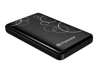 Transcend StoreJet 25A3 - Kiintolevyasema - 1 Tt - ulkoinen (kannettava) - 2.5" - USB 3.0 - musta TS1TSJ25A3K