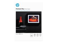 HP Premium Plus Photo Paper - Puolikiiltävä - A4 (210 x 297 mm) - 300 g/m² - 20 arkki (arkit) valokuvapaperi malleihin Officejet 52XX, 6000, 6000 E609, 68XX, 7000 E809, 80XX; Photosmart B110, Wireless B110 CR673A