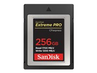 SanDisk Extreme Pro - Flash-muistikortti - 256 Gt - CFexpress SDCFE-256G-GN4NN