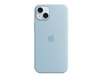 Apple - Takakansi matkapuhelimelle - MagSafe-yhteensopiva - silikoni - vaaleansininen malleihin iPhone 15 Plus MWNH3ZM/A