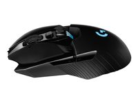 Logitech Wireless Gaming Mouse G903 LIGHTSPEED with HERO 16K sensor - Hiiri - oikea- ja vasenkätiselle - optinen - 11 painiketta - langaton, langallinen - USB, 2.4 GHz - USB Logitech LIGHTSPEED -vastaanotin 910-005672