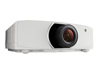 NEC PA653U - 3LCD-projektori - 3D - 6500 ANSI lumenia - WUXGA (1920 x 1200) - 16:10 - 1080p - zoomiobjektiivi - LAN - sekä NP13ZL lens 40001119
