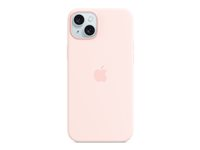 Apple - Takakansi matkapuhelimelle - MagSafe-yhteensopiva - silikoni - Kevyt vaaleanpunainen malleihin iPhone 15 Plus MT143ZM/A