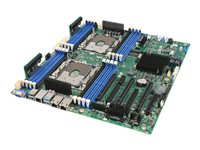 Intel Server Board S2600STQR - Emolevy - SSI EEB - Intel - Socket P - 2 Tuetut CPU:t - C628 Chipset - USB 3.0 - 2 x 10 Gigabit LAN - onboard graphics S2600STQR