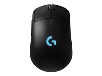 Logitech G Pro - Hiiri - oikea- ja vasenkätiselle - optinen - langaton - 2.4 GHz - USB johdoton vastaanotin 910-005273