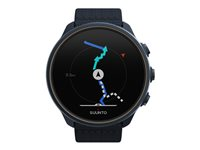 Suunto 9 Baro - Graniitinsininen - urheilukello kanssa hihna - nailon - graaniitinsininen ranteen koko: 130-220 mm - Bluetooth - 66.9 g SS050565000