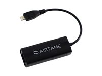 AIRTAME Ethernet Adapter - Verkko- / USB-sovitin - USB - Ethernet AT-ETH