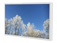 HI-ND Wall Casing EASY 49" Landscape - Asennuspakkaus (suojakotelo) malleihin LCD-näyttö - metalli - valkoinen, RAL 9003 -näytön koko: 49" - seinään asennettava malleihin LG 49UH5F-H, 49UH7F-B, 49UH7F-H; Samsung QB49R, QM49R WC4900-0101-01