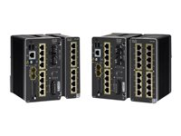 Cisco Catalyst IE3300 Rugged Series - Network Essentials - kytkin - Hallinnoitu - 8 x 10/100/1000 + 2 x SFP+ - DIN-kiskoon kiinnitettävä - DC power IE-3300-8T2X-E