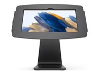 Compulocks Galaxy Tab A8 10.5" Space Enclosure Rotating Counter Stand - Teline malleihin tabletti - pyörivä kotelo - lukittava - korkealaatuinen alumiini - musta -näytön koko: 10.5" - tiskin yläosa, vapaastiseisova malleihin Samsung Galaxy Tab A8 (10.5 tuuma) 303B105GA8SB