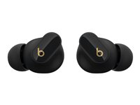 Beats Studio Buds + - Aidosti langattomat kuulokkeet mikrofonilla varustettu - korvansisäiset - Bluetooth - aktiivinen melunpoisto - black / gold MQLH3DN/A