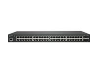 SonicWall Switch SWS14-48 - Kytkin - Hallinnoitu - 48 x 10/100/1000 + 4 x 10 Gigabit SFP+ - telineeseen asennettava 02-SSC-2465