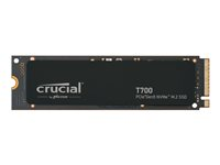 Crucial T700 - SSD - salattu - 2 Tt - sisäinen - M.2 - PCI Express 5.0 (NVMe) - TCG Opal Encryption 2.01 CT2000T700SSD3