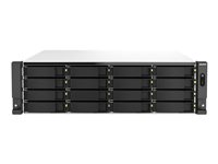 QNAP TS-H2287XU-RP - NAS-palvelin - 22 telineet - telineasennettava - SATA 6Gb/s - RAID RAID 0, 1, 5, 6, 10, 50, JBOD, 60 - RAM 32 Gt - 2.5 Gigabit Ethernet / 10 Gigabit Ethernet - iSCSI tuki - 3U TS-H2287XU-RP-E2336-32G