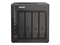 QNAP TS-453E - NAS-palvelin - 4 telineet - SATA 6Gb/s - RAID RAID 0, 1, 5, 6, 10, 50, JBOD, 60 - RAM 8 Gt - 2.5 Gigabit Ethernet - iSCSI tuki TS-453E-8G