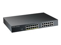 Zyxel GS1915 Series GS1915-24EP - Kytkin - NebulaFLEX-yhteensopiva - smart - 24 x 10/100/1000 (12 PoE) - työpöytä, seinään asennettava - PoE (130 W) GS1915-24EP-EU0101F