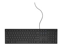 Dell KB216 - Näppäimistö - USB - QWERTY - pohjoismainen - musta 580-ADIR