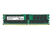 Micron - DDR4 - moduuli - 32 Gt - DIMM 288 nastaa - 3200 MHz / PC4-25600 - CL22 - 1.2 V - rekisteröity - ECC MTA18ASF4G72PZ-3G2R