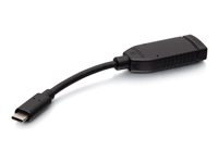 C2G USB C to HDMI Adapter - USB C to HDMI Dongle - 4K 60Hz - M/M - Näyttösovitin - 24 pin USB-C uros to HDMI naaras - 16.4 cm - musta - tuki 4K / 60 Hz C2G30035