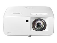 Optoma ZH450ST - DLP-projektori - laser - 3D - 4200 lumenia - Full HD (1920 x 1080) - 16:9 - 1080p - lyhytheittoinen kiinteä objektiivi - valkoinen E9PD7L311EZ3