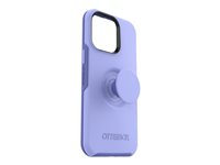OtterBox Otter + Pop Symmetry Series - Takakansi matkapuhelimelle - antimikrobinen - polykarbonaatti, synteettinen kumi - violetti malleihin Apple iPhone 14 Pro Max 77-88775