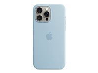 Apple - Takakansi matkapuhelimelle - MagSafe-yhteensopiva - silikoni - vaaleansininen malleihin iPhone 15 Pro Max MWNR3ZM/A