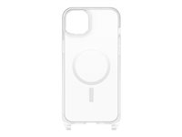 OtterBox React Series - Takakansi matkapuhelimelle - kaulakoru, nauhalla - MagSafe-yhteensopiva - 50 % kierrätettyä muovia - kirkas malleihin Apple iPhone 14 Plus 77-92286