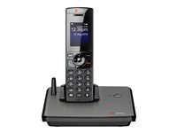Poly VVX D230 - Langaton VoIP -puhelin soittajan tunnistimella - DECT - 3-suuntainen puhelukyky - SIP, SDP - 8 linjaa - musta 8K163AA