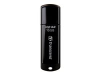 Transcend JetFlash 700 - USB Flash-asema - 16 Gt - USB 3.0 - musta TS16GJF700