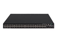 HPE FlexNetwork 5520 48G 4SFP+ HI 1-slot Switch - Kytkin - L3 - Hallinnoitu - 48 x 10/100/1000 + 4 x 1 Gigabit / 10 Gigabit SFP+ - sivulta toiselle suuntautuva ilmavirta - telineeseen asennettava - CTO R8M26A