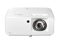 Optoma ZK430ST - DLP-projektori - laser - 3D - 3700 lumenia - 3840 x 2160 - 16:9 - 4K - LAN - valkoinen E9PD7LD11EZ1