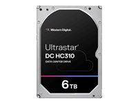 WD Ultrastar DC HC310 HUS726T6TALE6L4 - Kiintolevyasema - 6 Tt - sisäinen - 3.5" - SATA 6Gb/s - 7200 kierrosta/min - puskuri: 256 Mt 0B36039