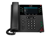 Poly VVX 450 - VoIP -puhelin - 3-suuntainen puhelukyky - SIP, SRTP, SDP - 12 linjaa - musta 8B1L7AA#AC3