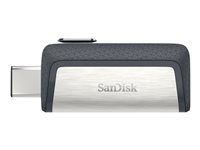 SanDisk Ultra Dual - USB Flash-asema - 64 Gt - USB 3.1 / USB-C malleihin Intel Next Unit of Computing 12 Pro Kit - NUC12WSKi3 SDDDC2-064G-G46