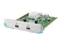 HPE - Laajennusmoduuli - 40 Gigabit QSFP+ x 2 malleihin HPE Aruba 5406R, 5406R 16, 5406R 44, 5406R 8-port, 5406R zl2, 5412R, 5412R 92, 5412R zl2 J9996A