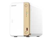 QNAP TS-262 - NAS-palvelin - 2 telineet - SATA 6Gb/s - RAID RAID 0, 1, 5, 6, 10, 50, JBOD, 60 - RAM 4 Gt - 2.5 Gigabit Ethernet - iSCSI tuki TS-262-4G