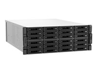 QNAP TS-H3087XU-RP - NAS-palvelin - 30 telineet - telineasennettava - SATA 6Gb/s - RAID RAID 0, 1, 5, 6, 10, 50, 60, JBOD - RAM 64 Gt - 2.5 Gigabit Ethernet / 10 Gigabit Ethernet - iSCSI tuki - 4U TS-H3087XU-RP-E2378-64G