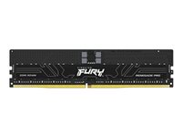Kingston FURY Renegade Pro - DDR5 - moduuli - 32 Gt - DIMM 288 nastaa - 6400 MHz / PC5-51200 - CL32 - 1.4 V - rekisteröity - ECC - musta KF564R32RBE2-32