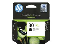 HP 301XL - 8 ml - Tuottoisa - musta - alkuperäinen - mustepatruuna malleihin HP DeskJet 1000, 1010, 1050 AiO, 1050A AiO, 1510 AiO, 2000, 2050 AiO, 2050A AiO, 2510 AiO, 2540 AiO, 3000, 3050 AiO, 3050A eAiO, 3510 eAiO series, HP ENVY 4500 eAiO, 5530 eAiO series, HP OfficeJet 2620 AiO, 4630 eAiO series CH563EE#UUS