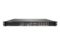 SonicWall NSa 4600 - Turvalaite - korkea saatavuus - rajoitettu käyttöoikeus - 10GbE - 1U - telineeseen asennettava 01-SSC-1087
