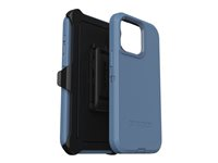OtterBox Defender Series - Takakansi matkapuhelimelle - rosoinen - MagSafe-yhteensopiva - polykarbonaatti, synteettinen kumi - baby blue jeans (sininen) malleihin Apple iPhone 15 Pro Max 77-94045