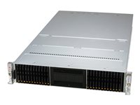 Supermicro Storage SuperServer 221E-NE324R - telineasennettava ilman suoritinta - 0 Gt - ei kiintolevyä SSG-221E-NE324R